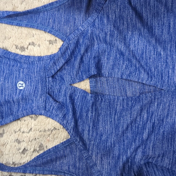 Lululemon Salute the Sun Tank Heathered Hero Blue - Picture 8 of 12